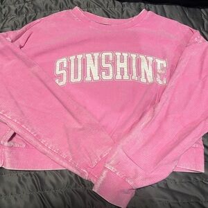 Women's Pink Sweatshirt